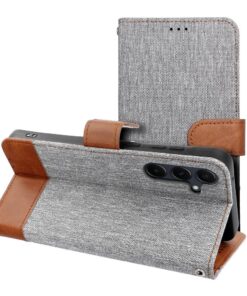 JEANS Book für Xiaomi Redmi Note 14 4G (GLOBAL – 164,84 mm x 78,15 mm x 8,16 mm) grau