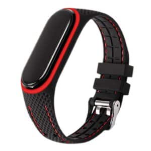 Elastomer-Armband LIFESTYLE für XIAOMI Mi Band 5 / 6 schwarz (04)