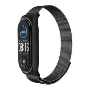 Metallarmband für XIAOMI Mi Band 5 / 6 Schwarz (01)