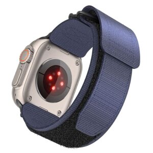 FORCELL F-DESIGN FA05 Nylon-Armband für Apple Watch 42 / 44 / 45 / 49 mm, blau
