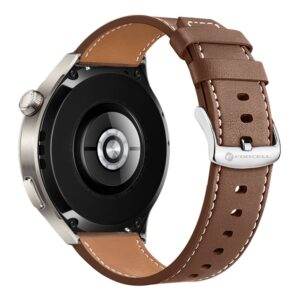 FORCELL F-DESIGN FS21 Armband aus umweltfreundlichem Kunstleder für SAMSUNG Watch 22 mm braun
