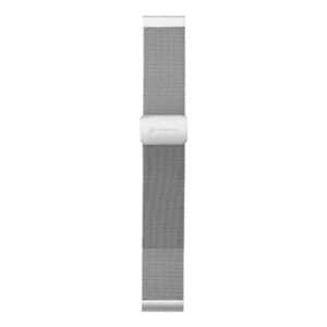 FORCELL F-DESIGN FS11 magnetisches Edelstahlarmband für SAMSUNG Watch 20 mm, silber – Bild 9