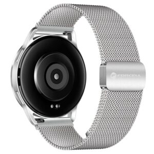 FORCELL F-DESIGN FS11 magnetisches Edelstahlarmband für SAMSUNG Watch 22 mm Silber
