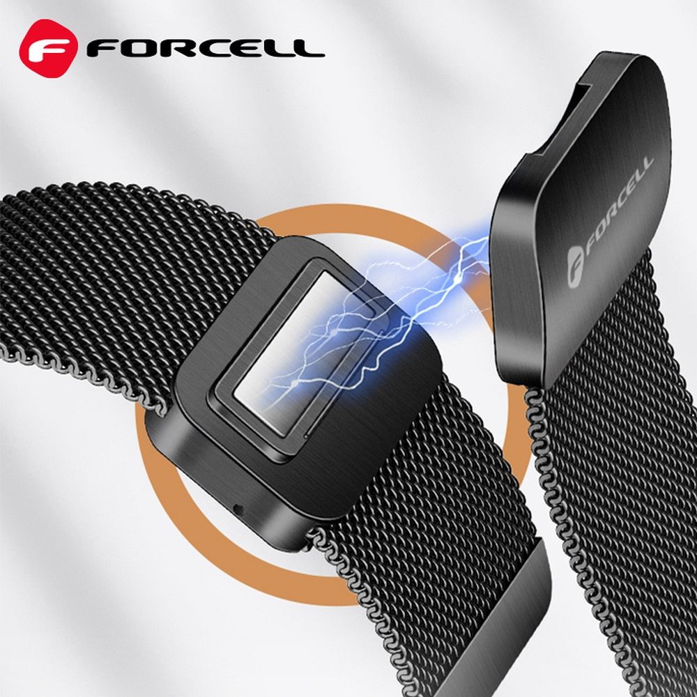 FORCELL F-DESIGN FS11 magnetisches Edelstahlarmband für SAMSUNG Watch 22 mm Silber – Bild 7