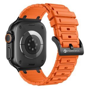 FORCELL F-DESIGN FA06 Silikonarmband für APPLE Watch 38 / 40 / 41 mm Orange