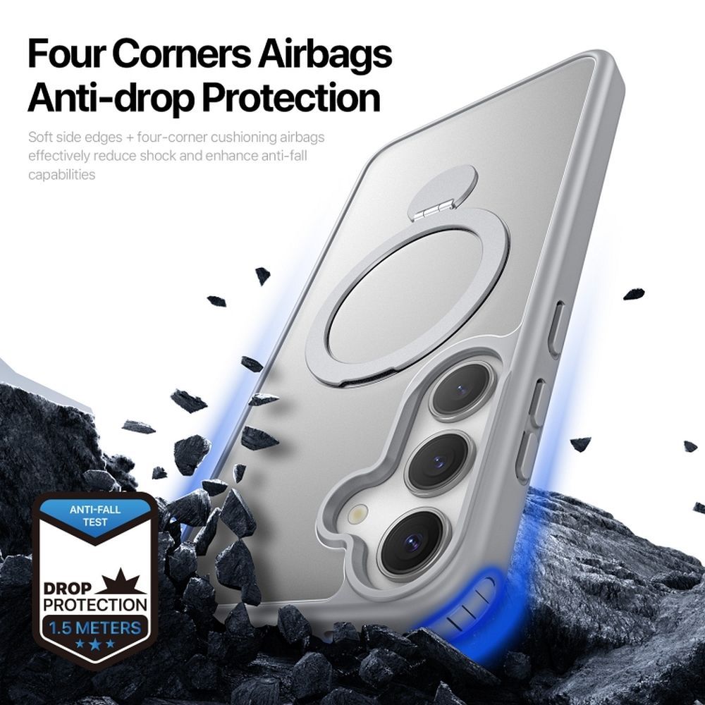 DUX DUCIS Hülle YIND kompatibel mit MagSafe für SAMSUNG S25 Plus Grau – Bild 4