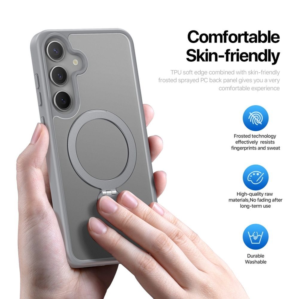 DUX DUCIS Hülle YIND kompatibel mit MagSafe für SAMSUNG S25 Plus Grau – Bild 7