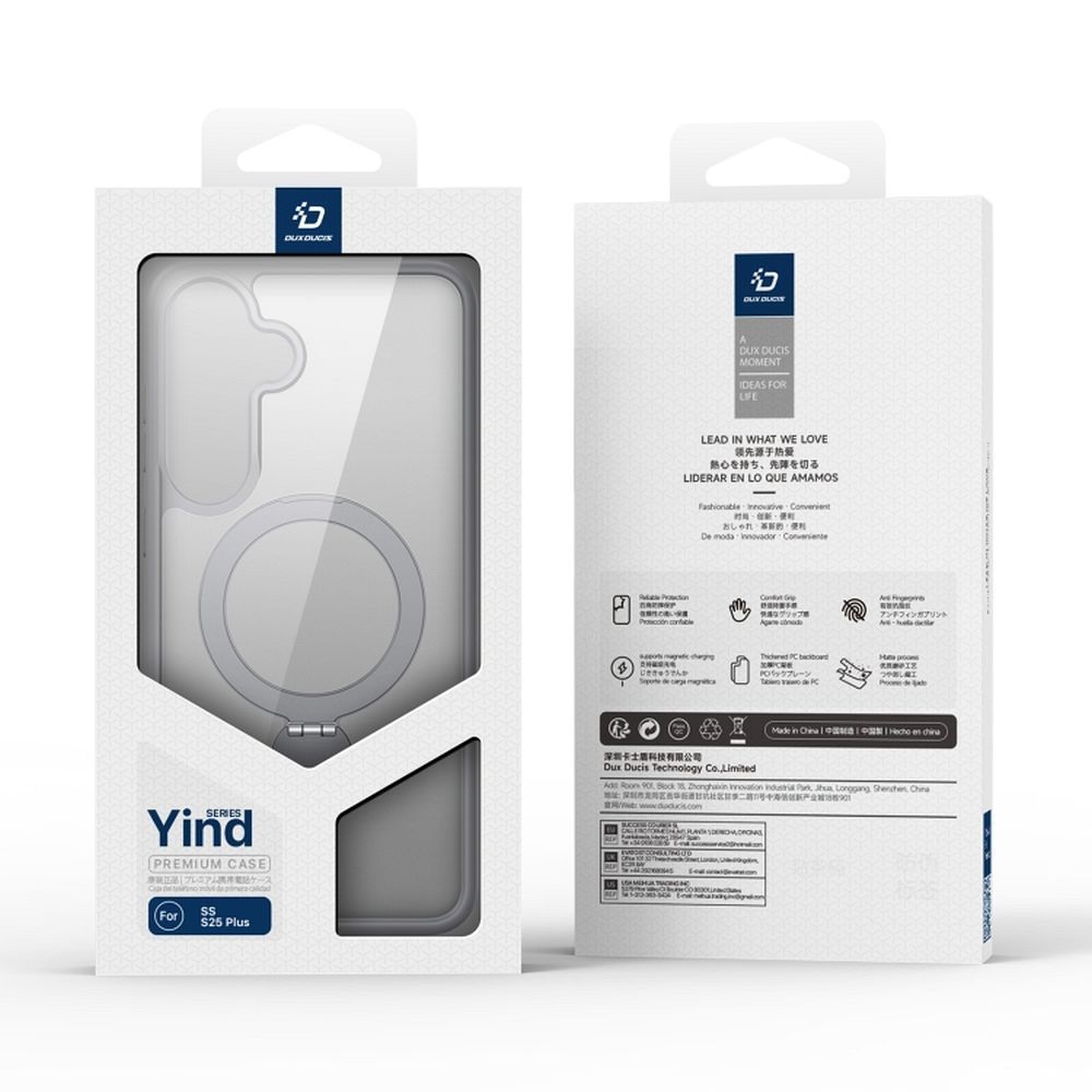 DUX DUCIS Hülle YIND kompatibel mit MagSafe für SAMSUNG S25 Plus Grau – Bild 9
