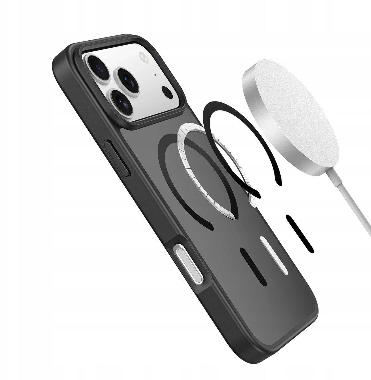 DUX DUCIS YIND (offener Ring) Handyhülle für iPhone 17 Pro Max Schwarz – Bild 6