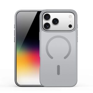 DUX DUCIS Hülle YIND kompatibel mit MagSafe für iPhone 17 Pro Max (Offener Ring) Grau