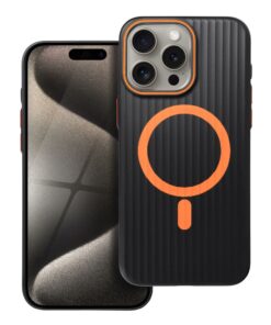 Hülle SIMPLY kompatibel mit MagSafe für iPHONE 15 Pro Max Titan Schwarz