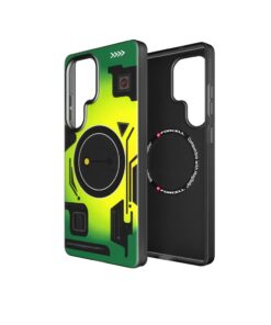 Forcell F-Protect Levels Hülle für Samsung S25 ULTRA, Dual Layer 4D-Technologie, MagSafe-kompatibel, Militärischer Drop-Test, Cyber Grün