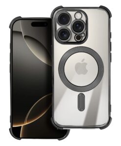 ANTISHOCK ELECTRO Hülle für iPhone 17 Pro Max, MagSafe-kompatibel, Schwarz