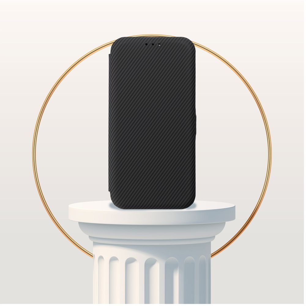 FOLIO Side Magnet Book Case für iPhone 15 Pro Schwarz – Bild 6