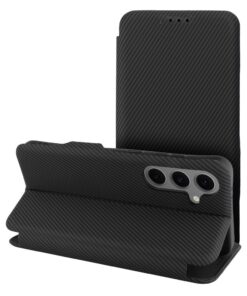 FOLIO Side Magnet Book Case für MOTOROLA G75 Schwarz