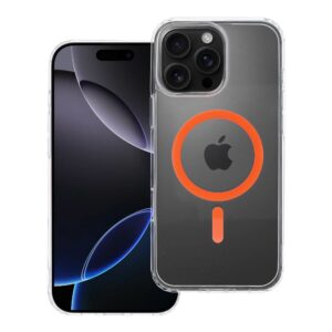 Drop Glue Farbiger Ring Mag Cover kompatibel mit MagSafe für IPHONE 16 PRO MAX orange