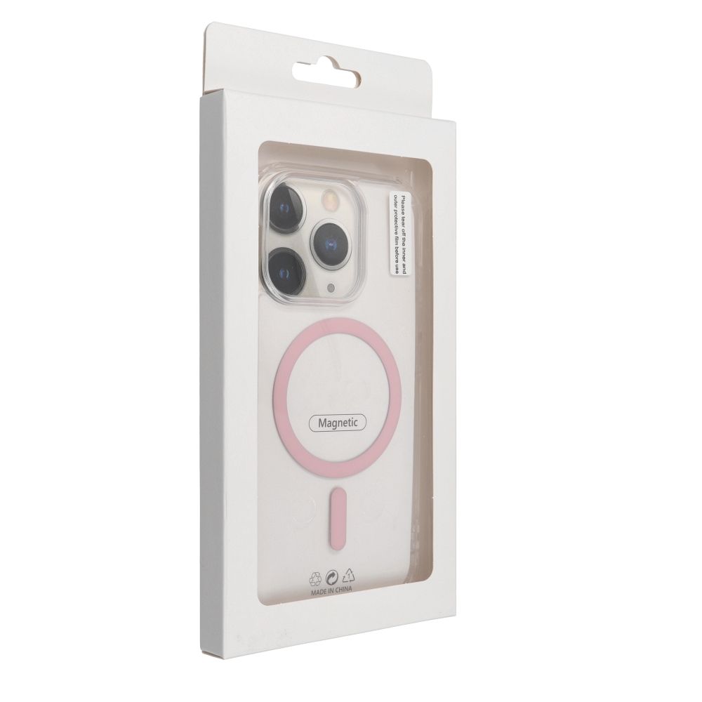 Drop Glue Farbiger Ring Mag Cover kompatibel mit MagSafe für iPhone 16 pink – Bild 5