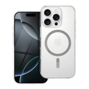 Drop Glue Bunter Ring MagCover kompatibel mit MagSafe für iPhone 16 Pro Max Grau