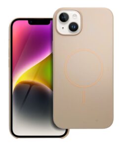 Glossy Mag Cover kompatibel mit MagSafe für IPHONE 14 PLUS in Desert Gold