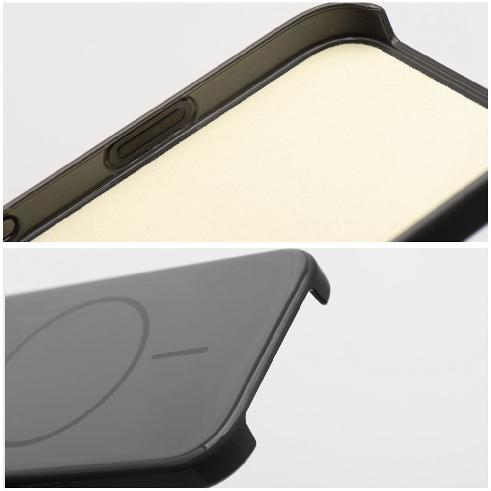 Glossy Mag Cover kompatibel mit MagSafe für iPhone 15 Schwarz – Bild 8