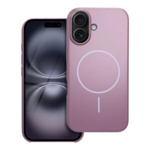 Glossy Mag Cover kompatibel mit MagSafe für iPhone 16 lila