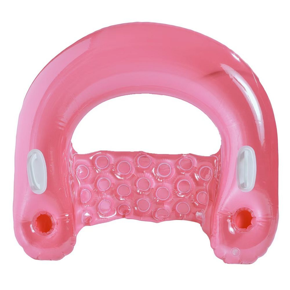 Sesselförmige aufblasbare Matratze Rot