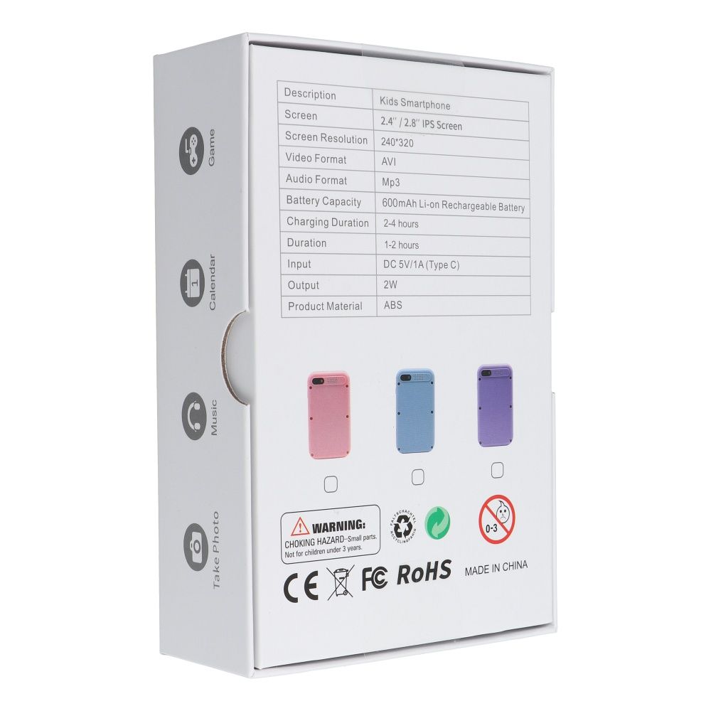 Spielkonsole für Kinder mit 2,8" Touchscreen KDC-0027A lila – Bild 12