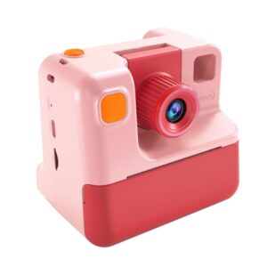 PICOCICI Kinderkamera mit Drucker WS-C03 Pink