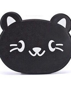 Klappbarer Kindertisch fürs Auto in Katzenform, schwarz