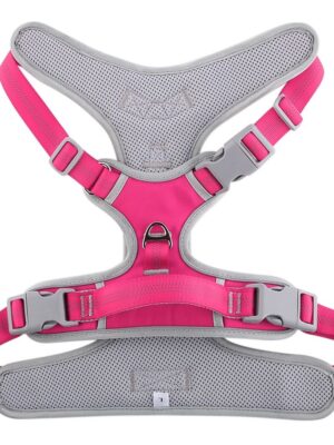 Hundegeschirr OXFORD B Größe XL in Pink und Grau