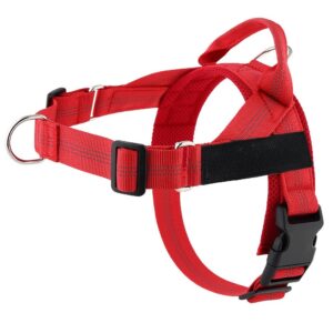 Hundegeschirr REFLECTIVE SILK Größe XL rot