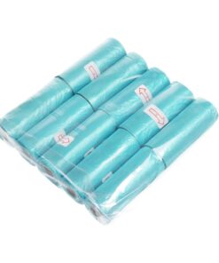 Plastiktüten für Hundekot, 10 Rollen, hellblau