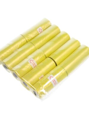 Plastiktüten für Hundekot 10 Rollen Gelb