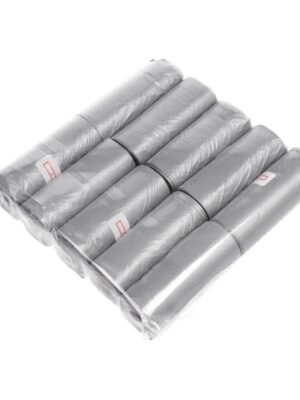 Plastiktüten für Hundekot, 10 Rollen, silber
