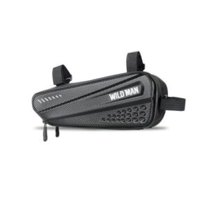 WILDMAN Fahrradtasche unter dem Rahmen mit Reißverschluss 1,5L E4 schwarz