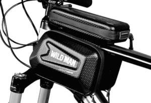 WILDMAN Fahrradtasche für Rahmen mit Reißverschluss 1,2L (4"-7") E6S schwarz – Bild 6