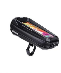 WILDMAN Fahrradtasche für den Rahmen mit Reißverschluss 0,6L (4"-7") MS33 schwarz