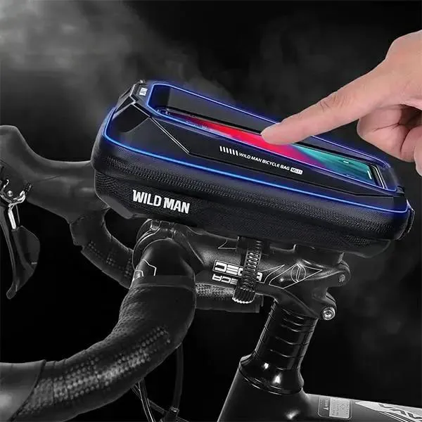 WILDMAN Fahrradtasche für den Rahmen mit Reißverschluss 0,6L (4"-7") MS33 schwarz – Bild 5