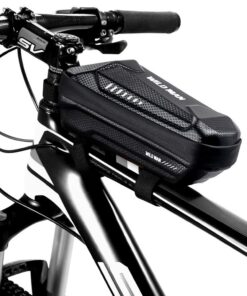 WILDMAN Fahrradtasche für den Rahmen mit Reißverschluss 1L ES5 Schwarz