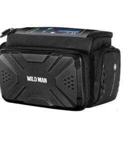 WILDMAN Fahrradtasche für Lenker mit Reißverschluss 4L GS6 Schwarz
