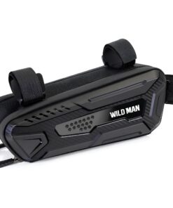WILDMAN Fahrradtasche unter dem Rahmen mit Reißverschluss 1L M40 Schwarz