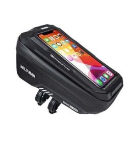 WILDMAN Fahrradtasche für den Rahmen mit Reißverschluss 1L (4227; - 7227;) XS2 Schwarz