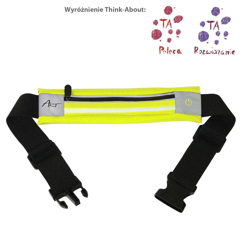 ART Sportgürtel mit Tasche und Beleuchtung APS-01G Grün – Bild 10