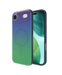 ZAGG Milan Snap Hülle kompatibel mit MagSafe für iPhone 17 Air Raven Feather