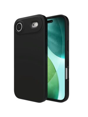 ZAGG Manhattan Snap Hülle kompatibel mit MagSafe für iPhone 17 Air in Schwarz