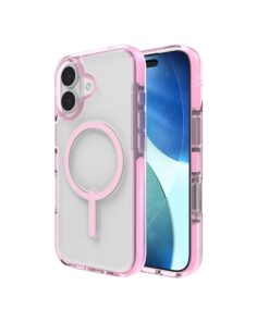 ZAGG Hülle SANTA CRUZ SNAP kompatibel mit MagSafe für iPhone 17 in Pink Sorbet