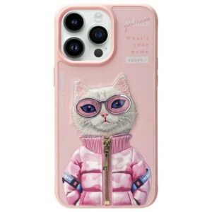 NIMMY Hülle COOL&CUTE 2.0 Katze für IPHONE 15 Pro Max pink