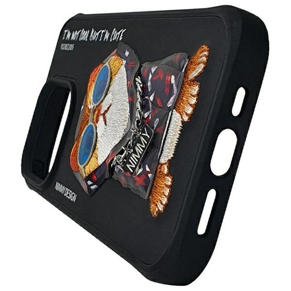 NIMMY Hülle GLASSES COOL CAT für iPhone 15 Pro Max schwarz – Bild 7