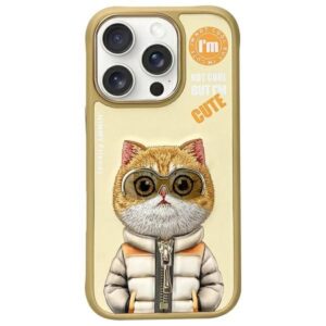 NIMMY Case COOL&CUTE 2.0 Katze für iPhone 16 Pro Max khaki