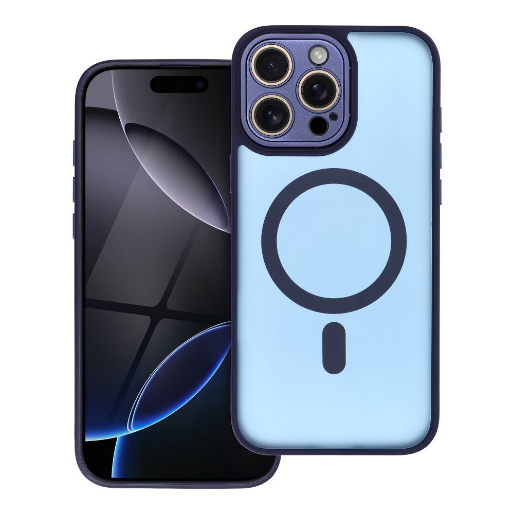 VARIETE MAG COVER Hülle kompatibel mit MagSafe für IPHONE 12 PRO in Marineblau